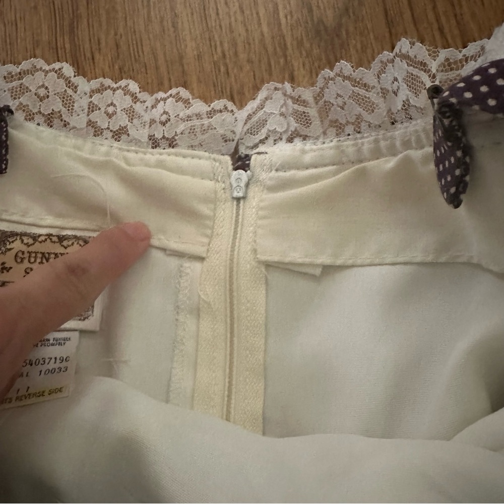 Gunne Sax By Jessica Vintage Label prairie dress sleeveless cotton floral 11 - Picture 6 of 14
